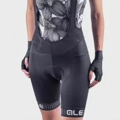 Alé Traguardo Trägershorts Frauen -Compressport Verkaufsladen Al Women s Traguardo Bib Shorts Bib Shorts Black White SS18 L11546718 04 4
