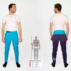 Endura MT500 Burner Radhose -Compressport Verkaufsladen Endura MT500 Burner Pants Trousers Electric Blue SS21 E8113BE 3 0