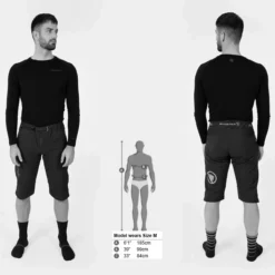 Endura MT500 Burner Ratchet Shorts II -Compressport Verkaufsladen Endura MT500 Burner Ratchet Shorts II Baggy Shorts Black SS22 E8124BK 3 0