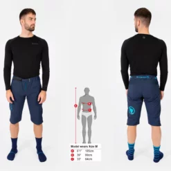 Endura MT500 Burner Ratchet Shorts II -Compressport Verkaufsladen Endura MT500 Burner Ratchet Shorts II Baggy Shorts InkBlue SS22 E8124BI 7 1