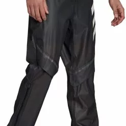 Adidas Terrex Agravic Trail Running Rain Pants -Compressport Verkaufsladen GL1196 APP on model walking white