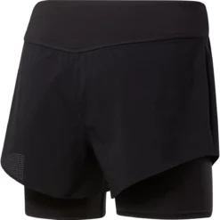 Reebok Women's TS EPIC 2 IN 1 Short -Compressport Verkaufsladen GL2571 APP virtual back white