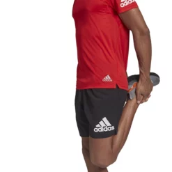 Adidas Run It 5" Running Shorts -Compressport Verkaufsladen H59883 5 APPAREL On Model Walking View white