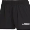 Adidas Terrex Women's Trail 5" Running Shorts -Compressport Verkaufsladen HA7546 APP photo front white