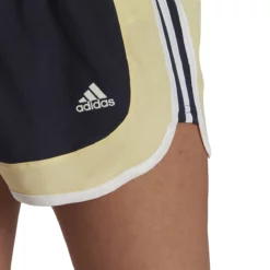 Adidas Women's Colour Block Shorts -Compressport Verkaufsladen HC6310 6 APPAREL On Model Detail View 1 white