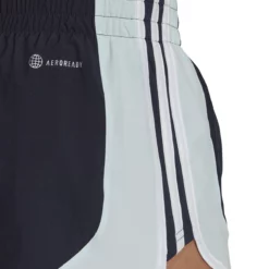 Adidas Women's Colour Block Shorts -Compressport Verkaufsladen HC6310 7 APPAREL On Model Detail View 2 white