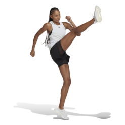 Adidas Women's Training 45S 2in1 Shorts -Compressport Verkaufsladen HD3931 5 APPAREL On20Model Walking20View white