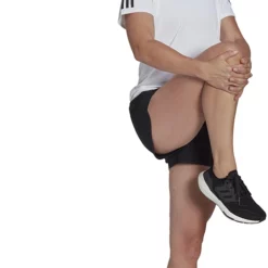 Adidas Women's Run It 3" Shorts -Compressport Verkaufsladen HM4291 5 APPAREL On20Model Walking20View white