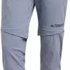 Adidas Terrex UTILITAS Zip Off Pant -Compressport Verkaufsladen HN2897 1 APPAREL Photography Front View white