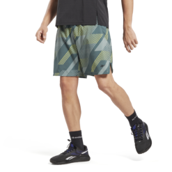 Reebok TS Speed 3.0 AOP Short -Compressport Verkaufsladen HR6156 2 APPAREL On20Model Standard20View white