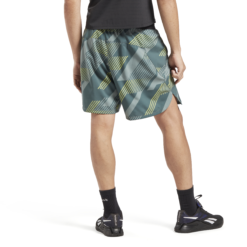 Reebok TS Speed 3.0 AOP Short -Compressport Verkaufsladen HR6156 3 APPAREL On20Model Back20View white