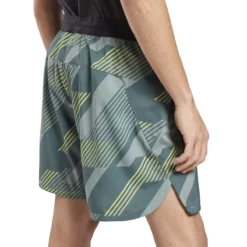 Reebok TS Speed 3.0 AOP Short -Compressport Verkaufsladen HR6156 6 APPAREL On20Model Detail20View202 white