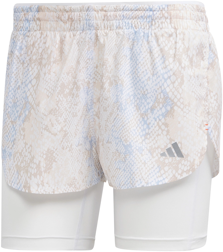 Adidas Women's Fast 2in1 All Over Print Run Shorts 3 Adidas Women's Fast 2in1 All Over Print Run Shorts
