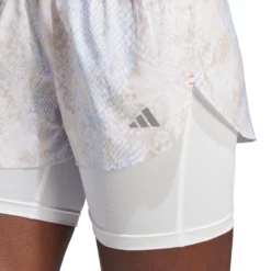 Adidas Women's Fast 2in1 All Over Print Run Shorts 12 Adidas Women's Fast 2in1 All Over Print Run Shorts -Compressport Verkaufsladen HS8614 6 APPAREL On20Model Detail20View201 white